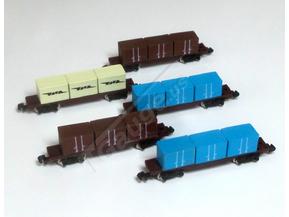 5 Container Wagons Set A